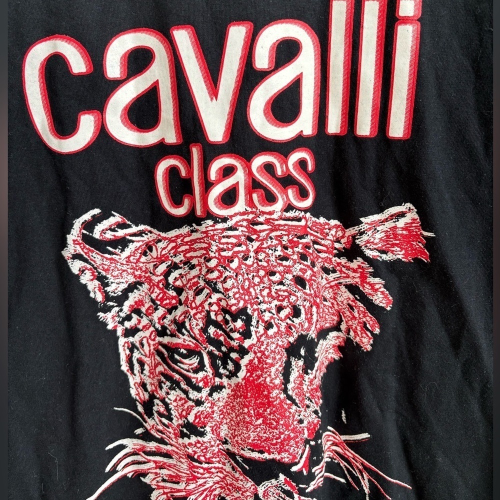 Men's Cavalli Class Short Sleeve Tee Men's Medium NEW - Picture 3 of 4